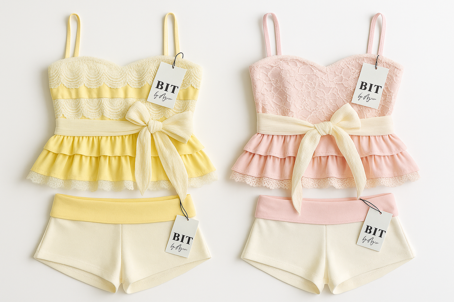 Lace Ruffle Set