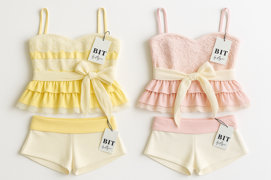 Lace Ruffle Set
